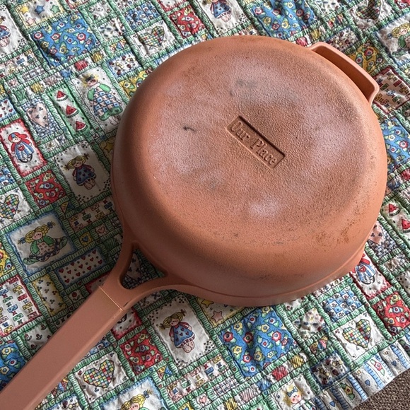 Our Place Orange Ceramic-Coated Skillet with Lid - Picture 4 of 6
